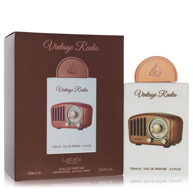 Lattafa Pride Vintage Radio by Lattafa Eau De Parfum Spray (Unisex) 3.4 oz (Men)