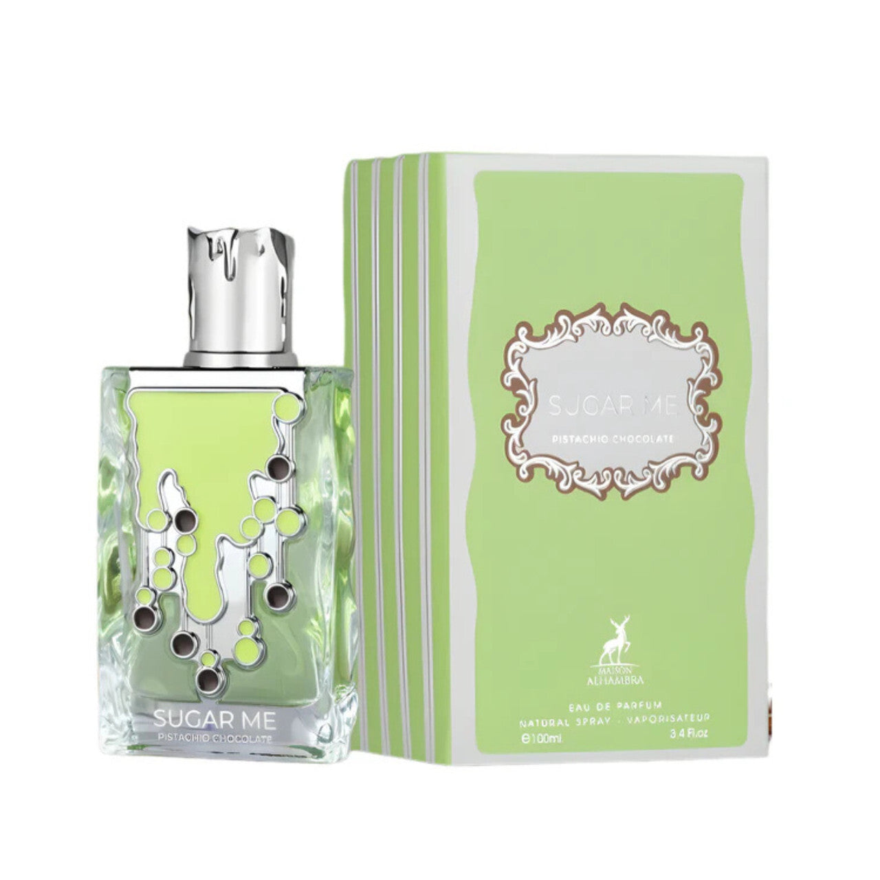 Alhambra sugar me pistachio chocolate 3.4 eau de parfum spray for women