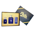 Polo blue 3 pcs set for men: 4.2 eau de toilette spray + 1.36 eau de toilette spray + 2.6 deodorant stick